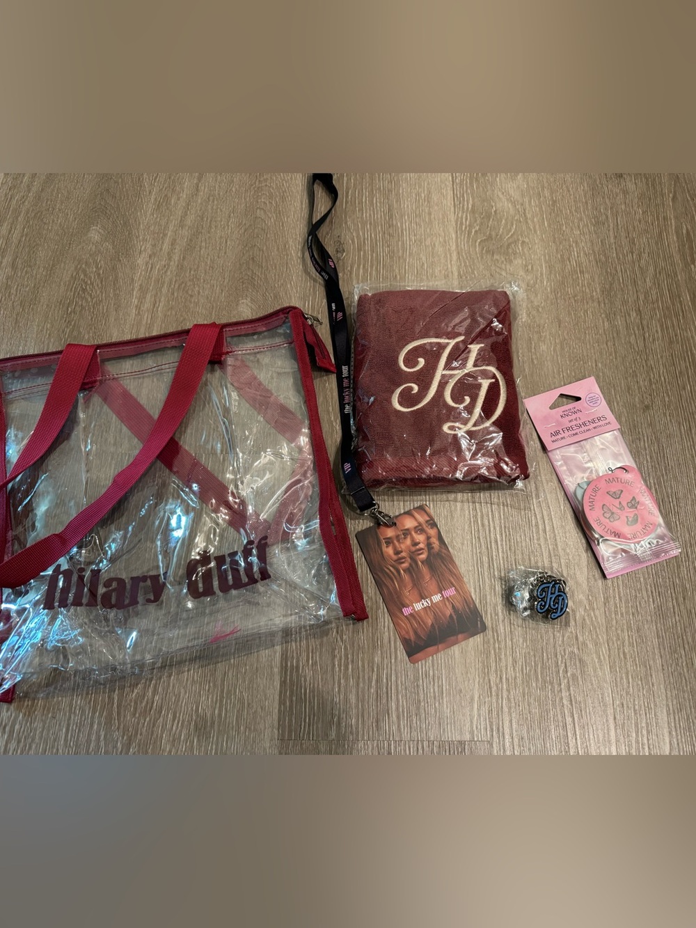 Hilary Duff VIP Lucky Me Tour merch
